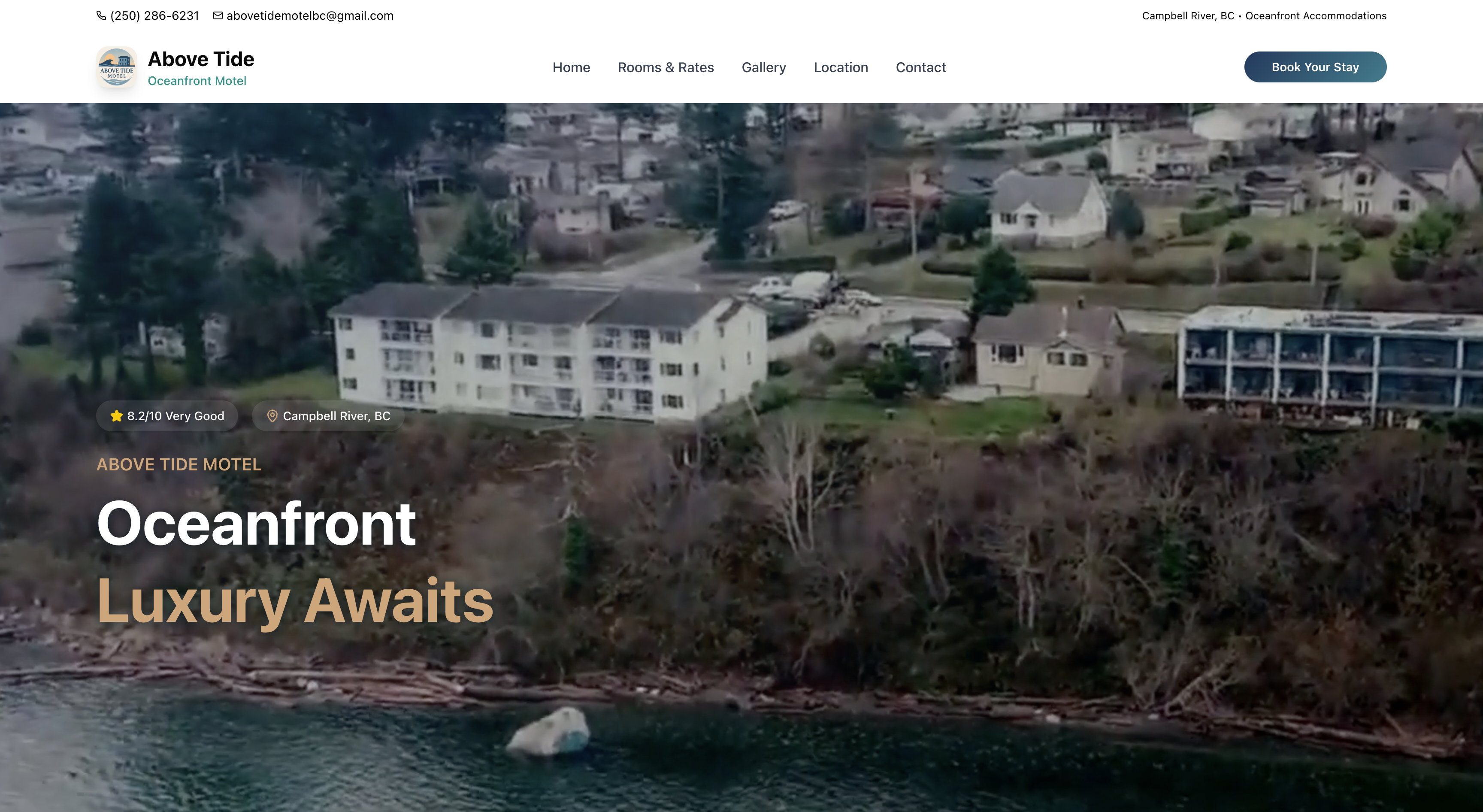 Above The Tide Motel booking platform case study by GarudLabs